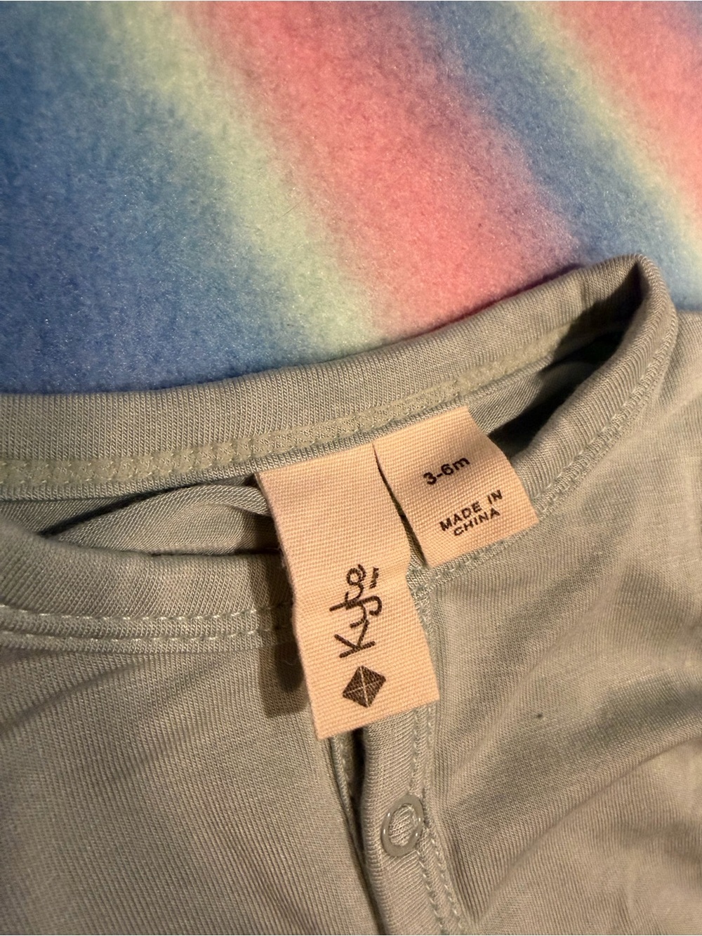 Kyte BABY Sage Green Long Sleeve One-Piece - Picture 6 of 13